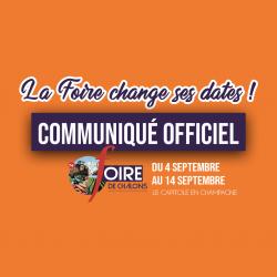 communiqué officiel dates foire de châlons